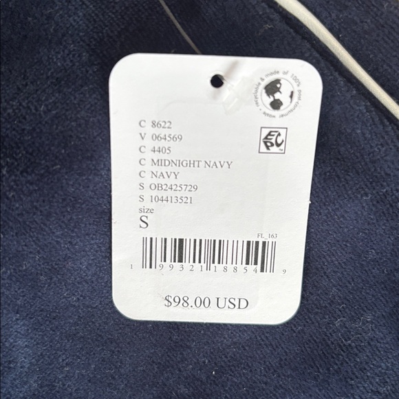 Woman’s Navy velour pants free people movement small nwt - Picture 3 of 8